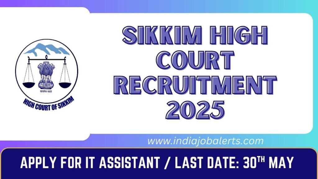 High Court of Sikkim Vacancy