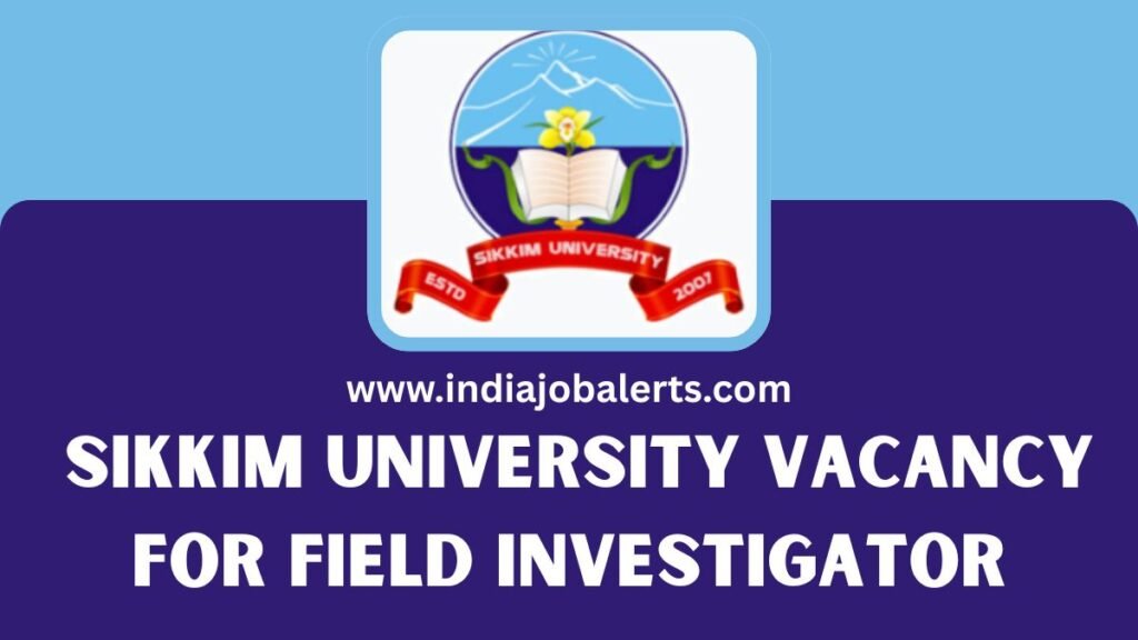 Sikkim University Vacancy