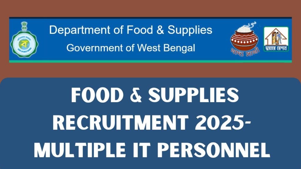 Food & Supplies Recruitment 2025
