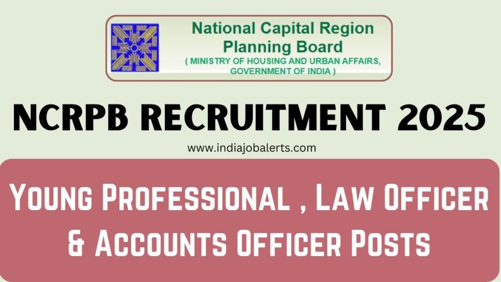 NCRPB Recruitment 2025