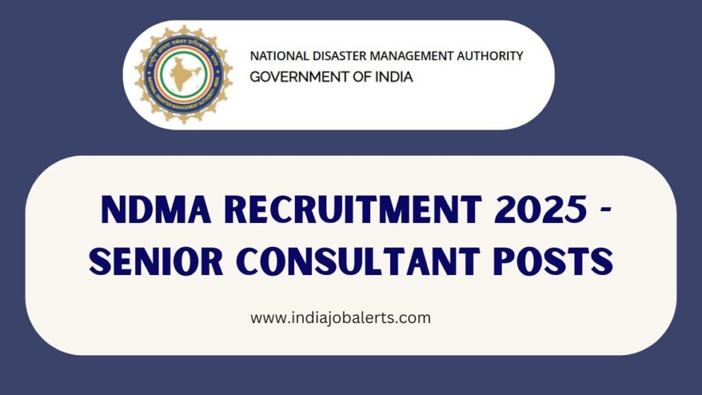 NDMA Recruitment 2025