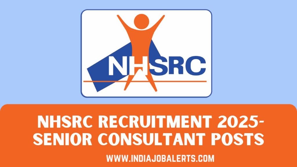 NHSRC Recruitment 2025