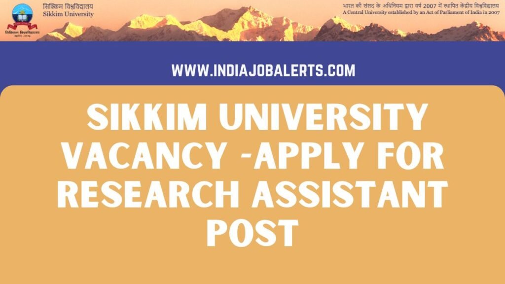 Sikkim University Vacancy