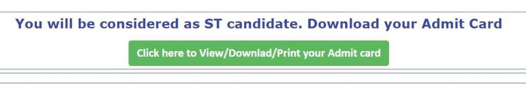 Download Admit Card WB Police Constable