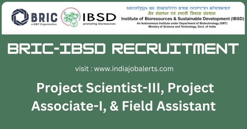 BRIC-IBSD Recruitment