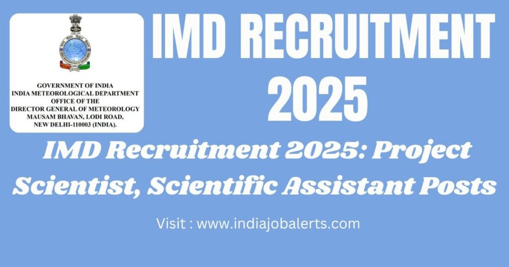 IMD Recruitment 2025