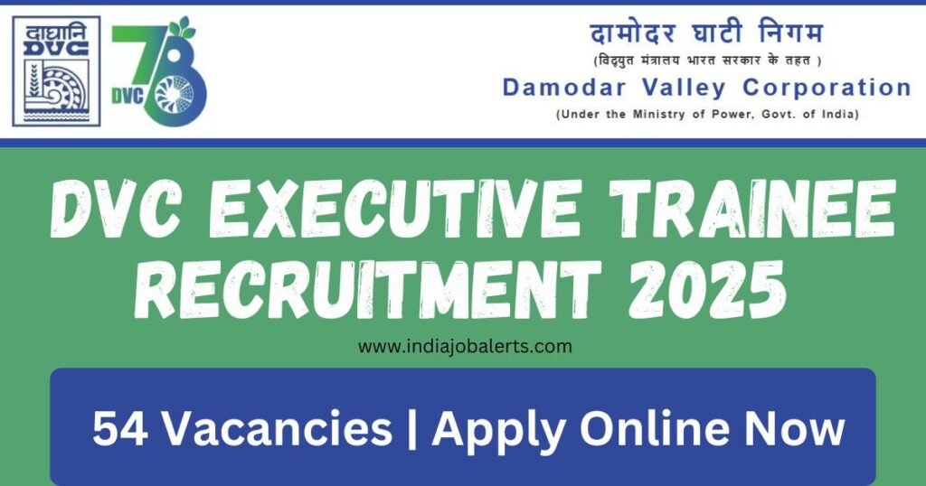 DVC Executive Trainee Recruitment 2025