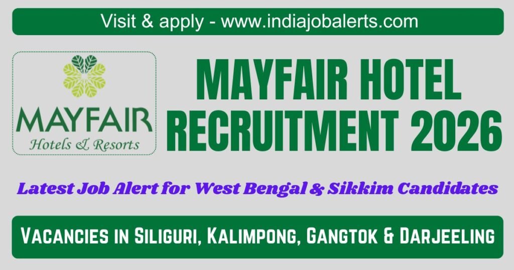 MAYFAIR Hotels & Resorts Recruitment 2026