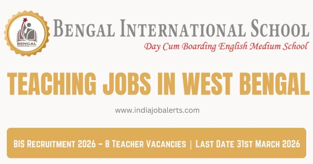Private Teacher Jobs in West Bengal