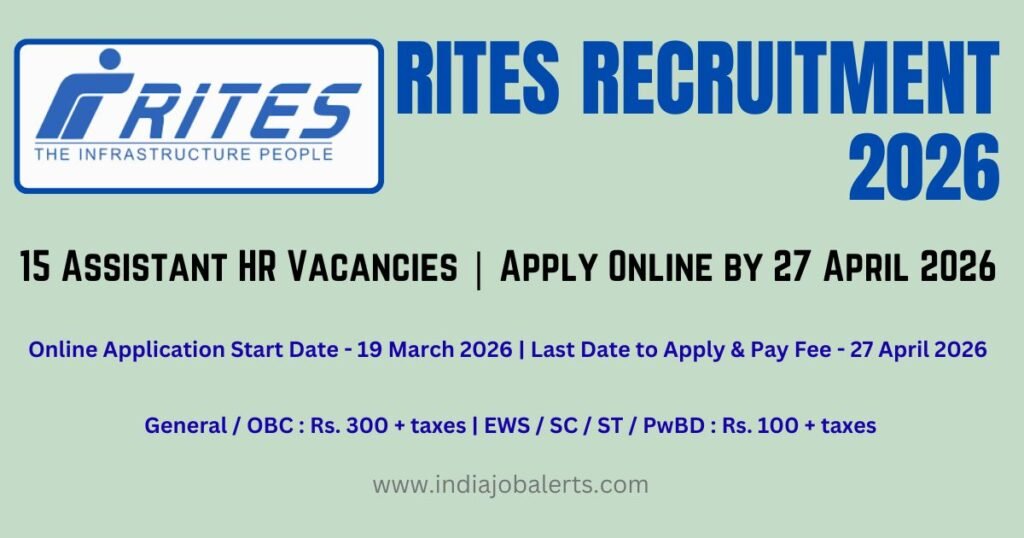 RITES Recruitment 2026
