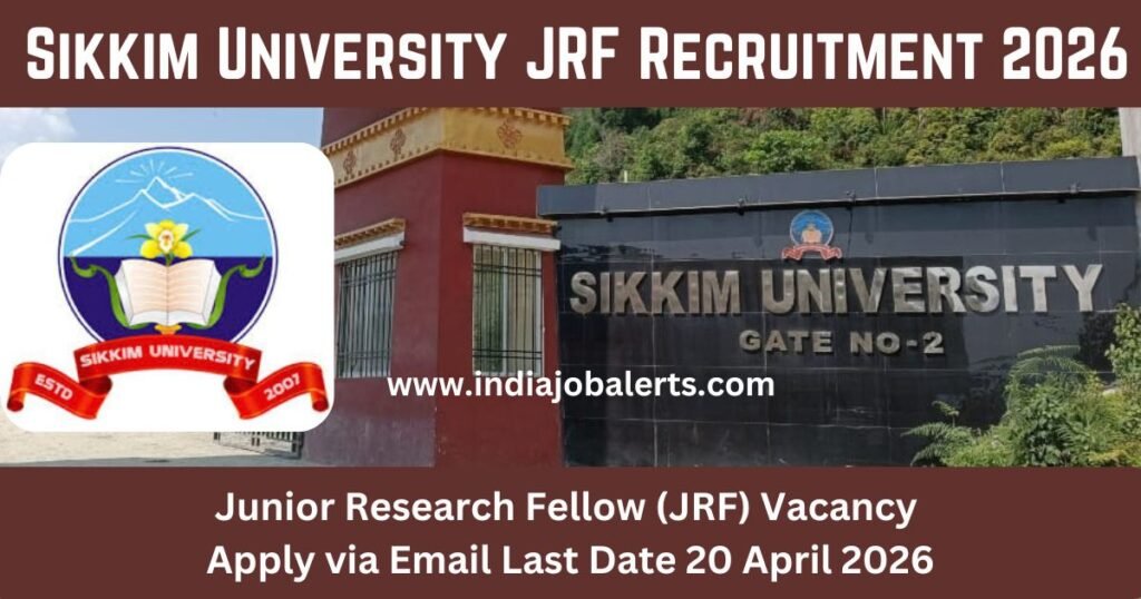 Sikkim University  JRF Recruitment 2026