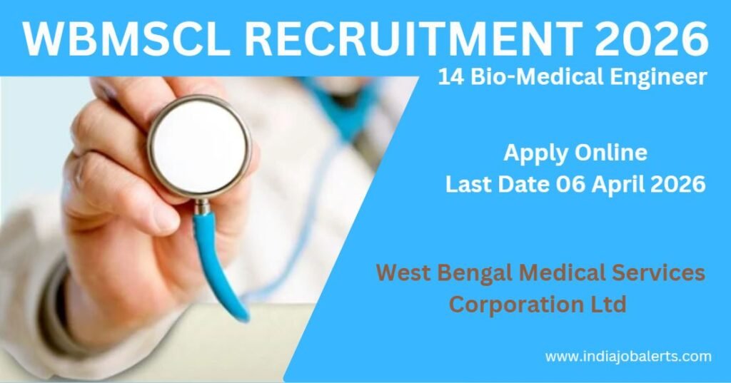 WBMSCL Recruitment 2026