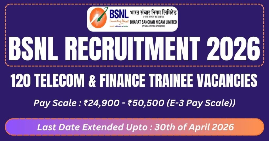 BSNL SET 2026 Notification Extension Notice