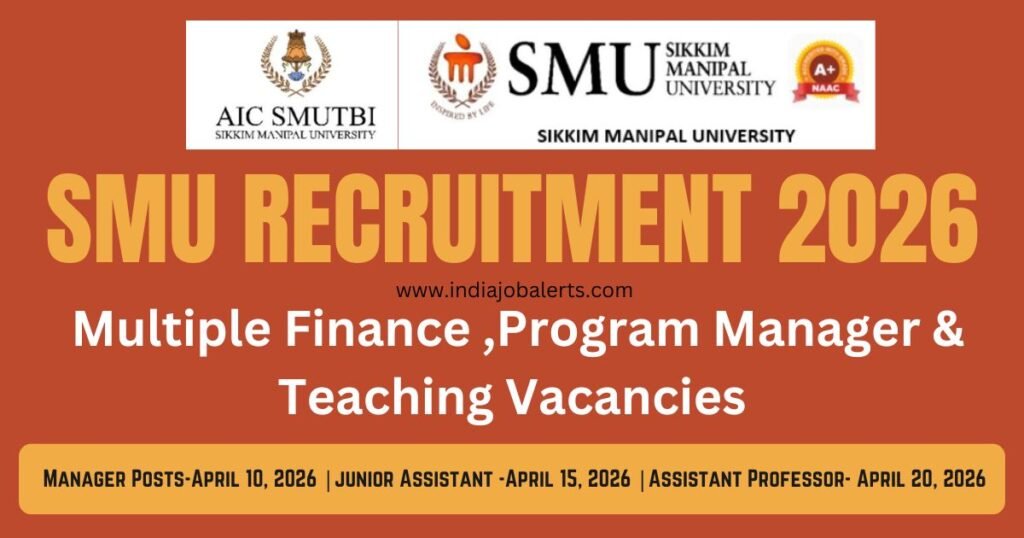 SMU Recruitment 2026