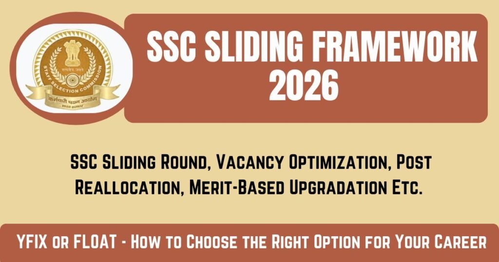 SSC Sliding Framework 2026 - Book Your SSC Identity Verification Slot Right Now