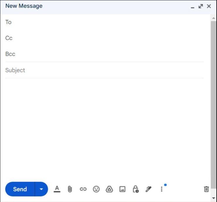 Enter receiver email address