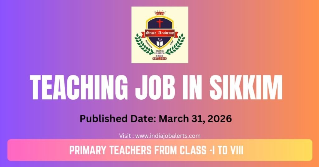 Teaching Job in Sikkim