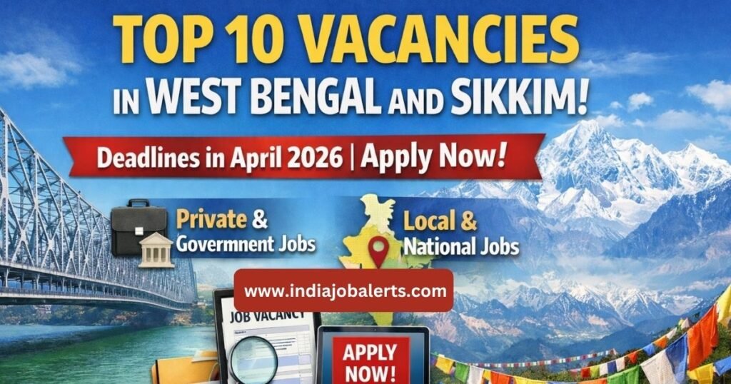 Top 10 Vacancies in West Bengal and Sikkim