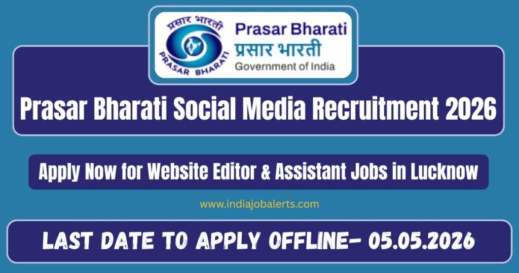 prasar-bharati-lucknow-recruitment-2026-social-media-jobs