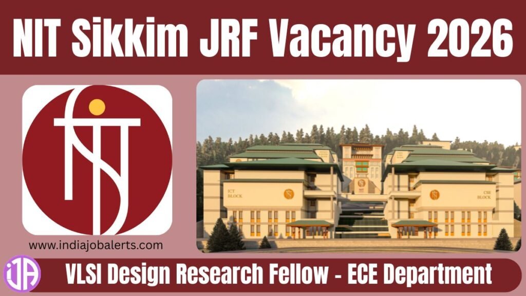 NIT Sikkim JRF Vacancy 2026