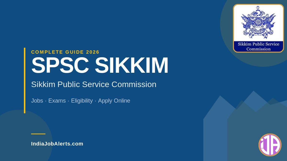 SPSC Sikkim 2026 Complete Guide — Sikkim Public Service Commission Jobs and Exams