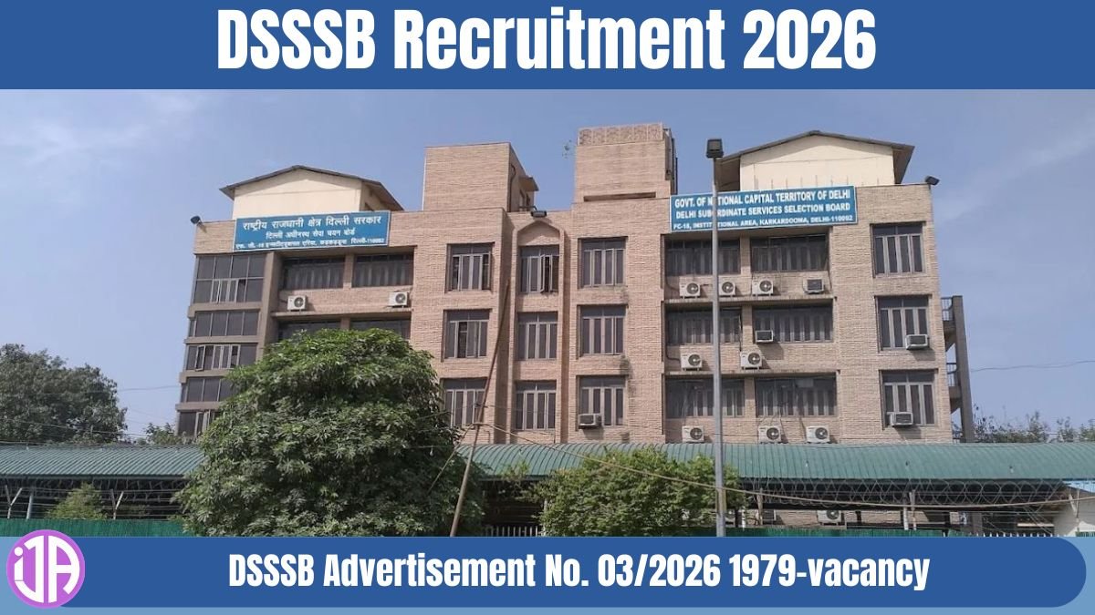 DSSSB Recruitment 2026 — 675 TGT, 1979 Vacancies, Apply by 15 July