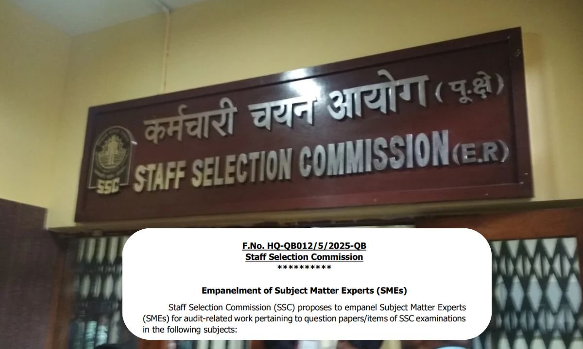 SSC Subject Matter Experts A New Opportunity for Academics