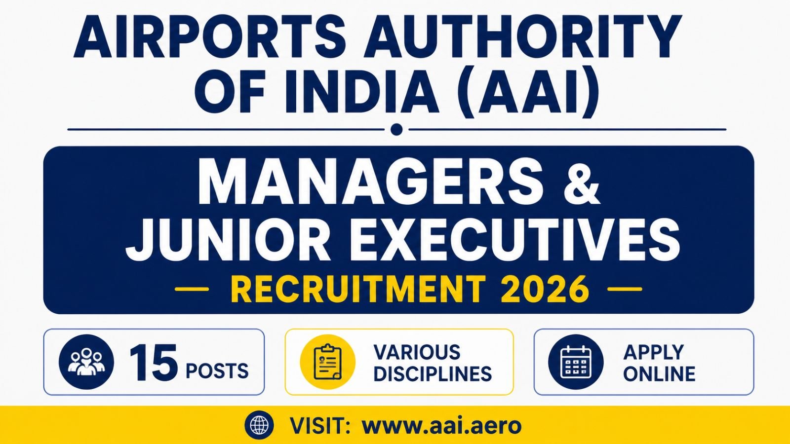 AAI Recruitment 2026 - 389 Manager & JE Posts  Apply Online Now