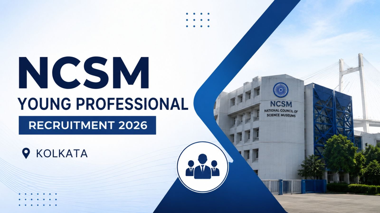 NCSM Young Professional Recruitment 2026 Kolkata