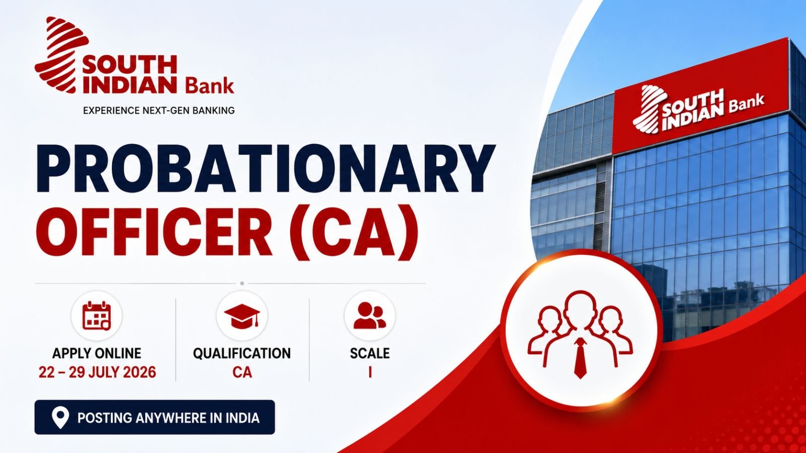South Indian Bank PO (CA) Recruitment 2026  Eligibility, Dates, How to Apply