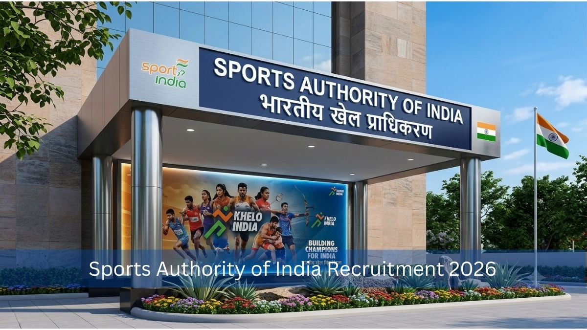 Sports Authority of India Recruitment 2026 - Apply Online for 06 JTO Posts