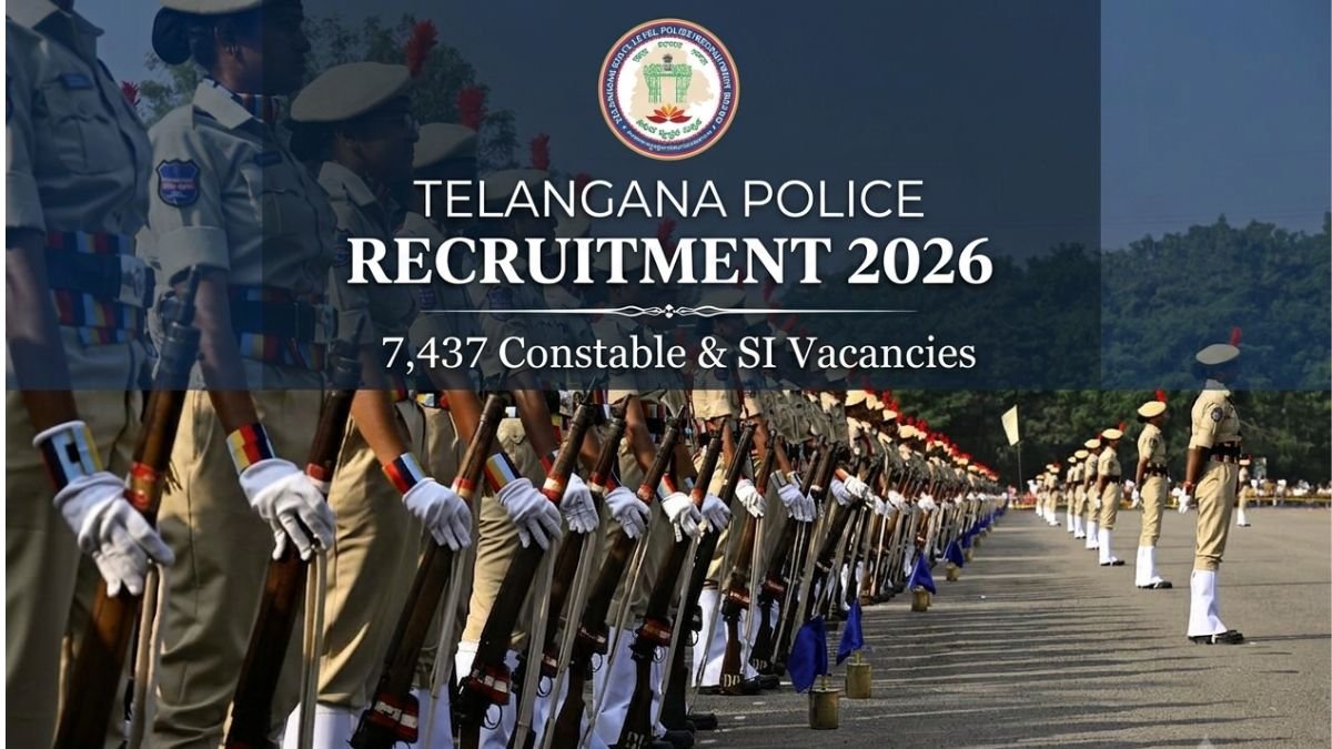 Telangana Police Recruitment 2026  7,437 Constable & SI Vacancies
