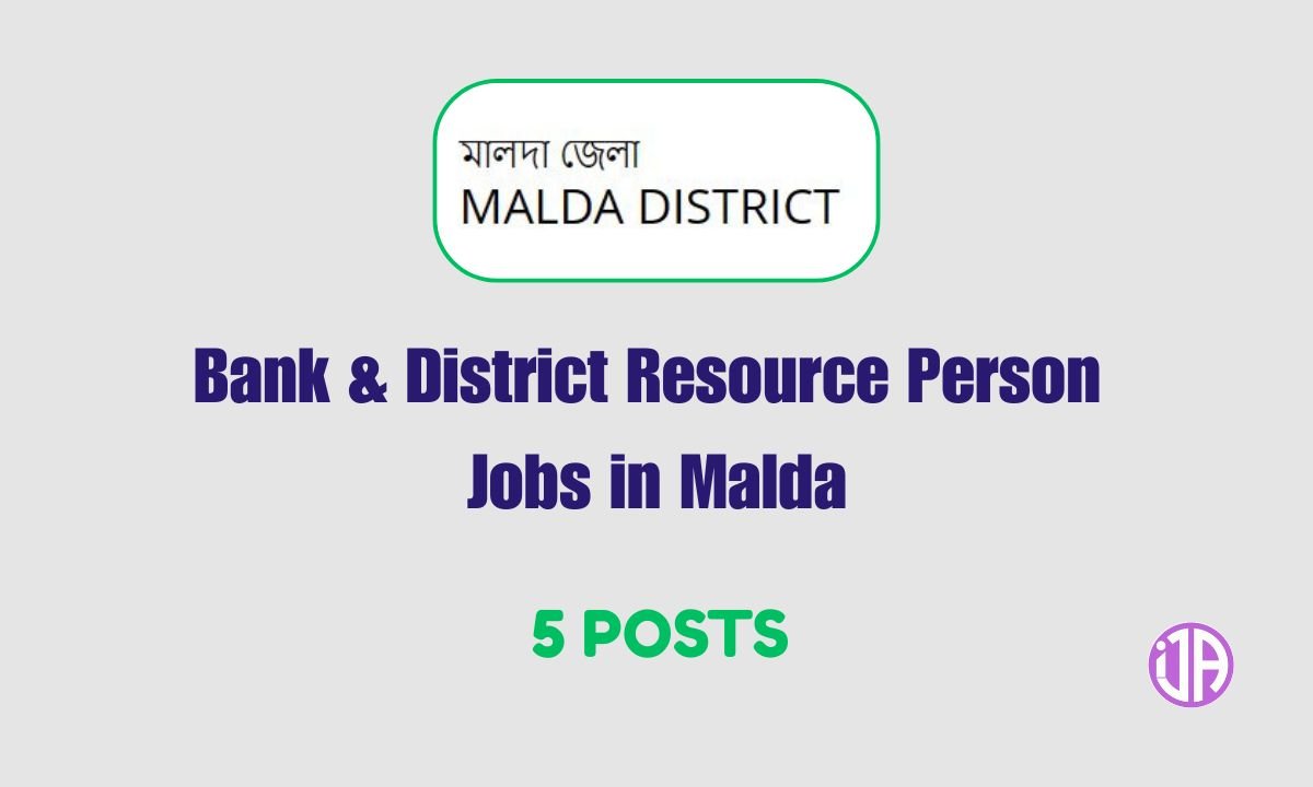 Bank & District Resource Person Jobs in Malda - Apply by 8 Sept 2026