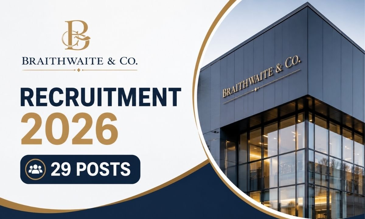Braithwaite & Co Recruitment 2026 — 29 Posts