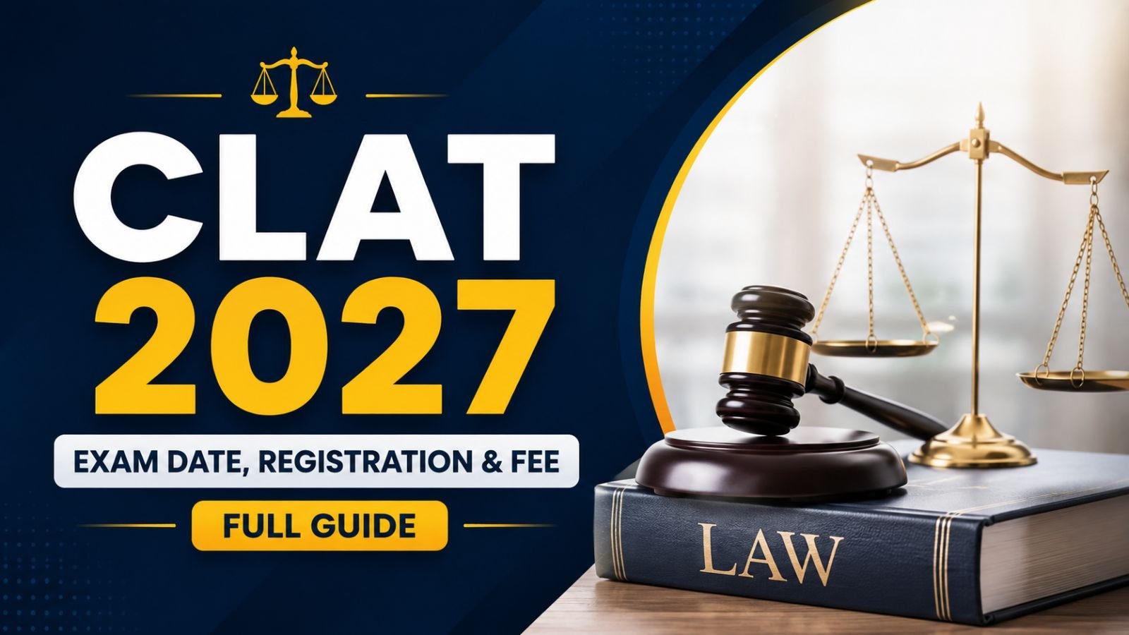 CLAT 2027 Exam Date, Registration & Fee - Full Guide