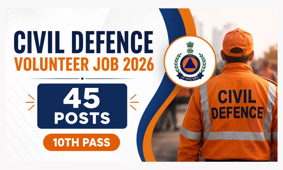 Contai West Bengal Civil Defence Volunteer Job 2026 – 45 Posts - 10th Pass