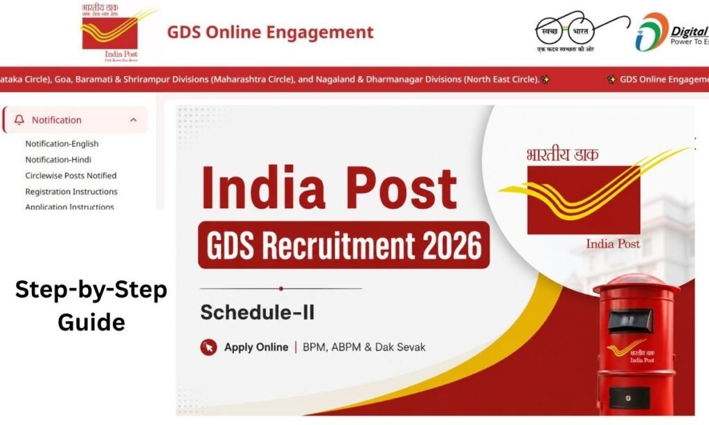 How to Apply for India Post GDS Recruitment 2026 — Step-by-Step Guide