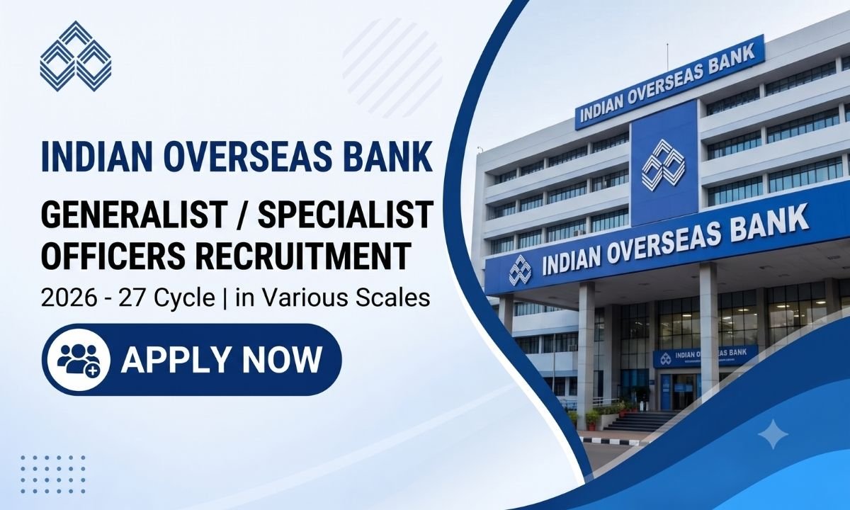 IOB Specialist Officer 2026