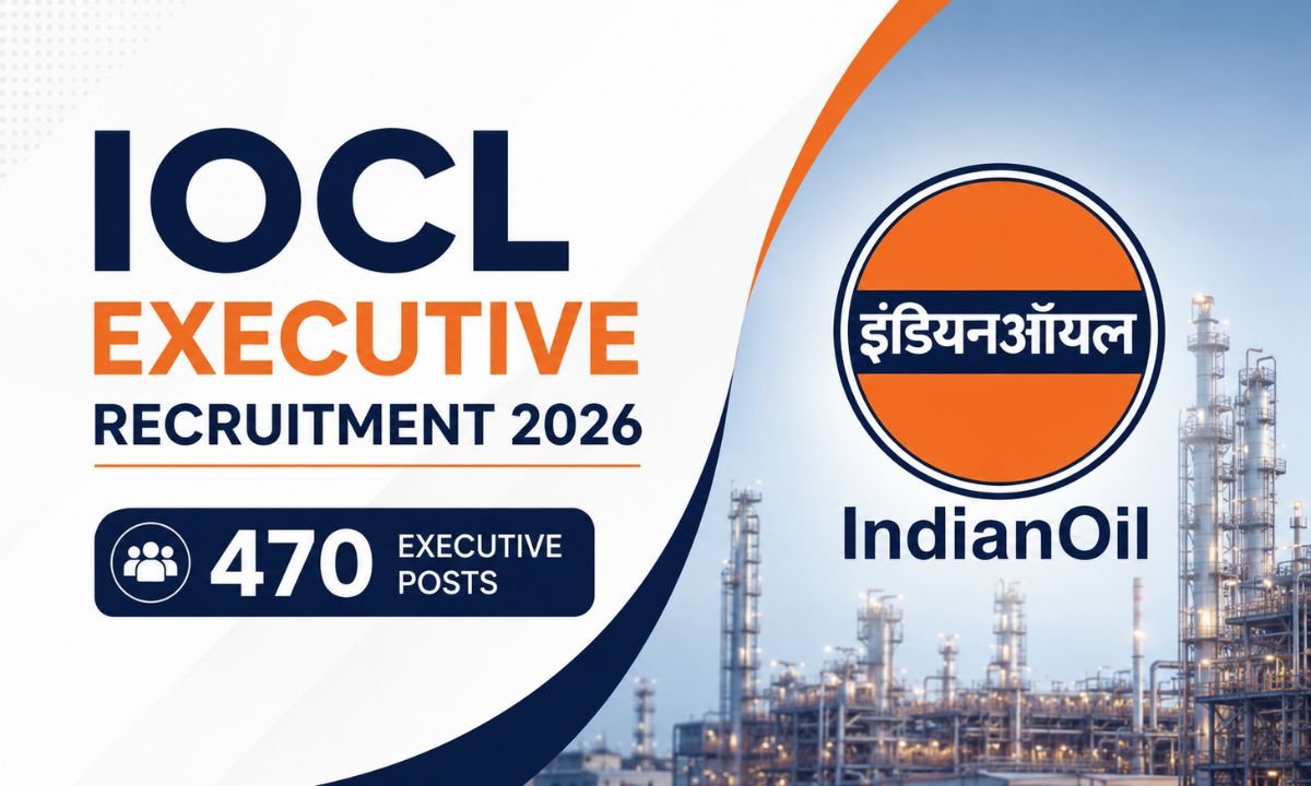 IOCL Executive Recruitment 2026 470 Executive Posts