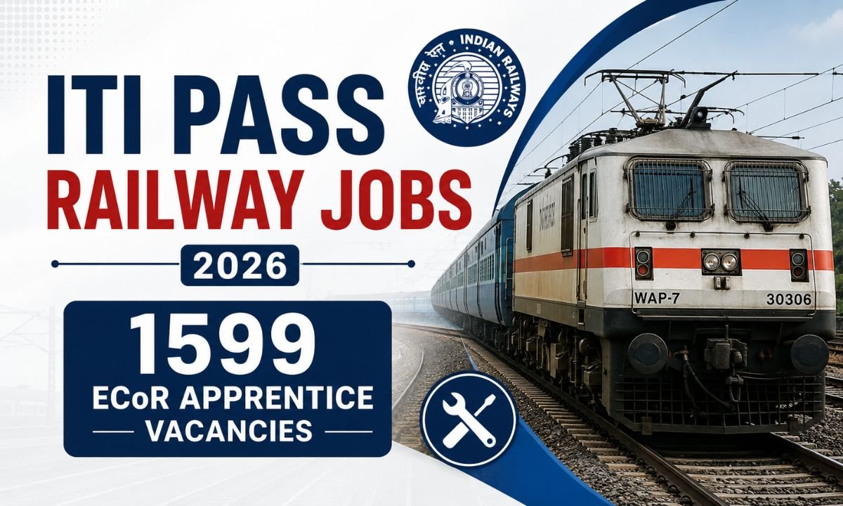 ITI Pass Railway Jobs 2026 1599 ECoR Apprentice Vacancies