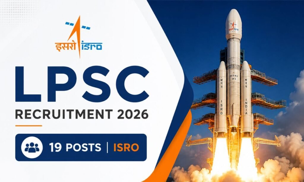 LPSC Recruitment 2026 – 19 Posts ISRO