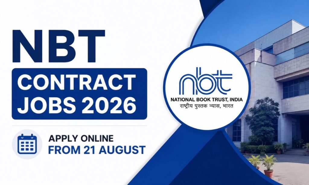 NBT Contract Jobs 2026 - Apply Online from 21 August