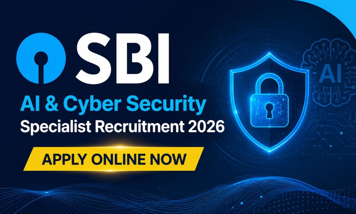 SBI AI and Cyber Security Specialist Recruitment 2026 Apply Online Now