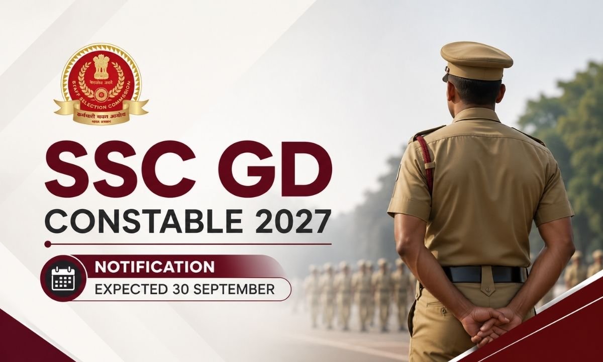 SSC GD Constable 2027 Notification - Expected 30 September