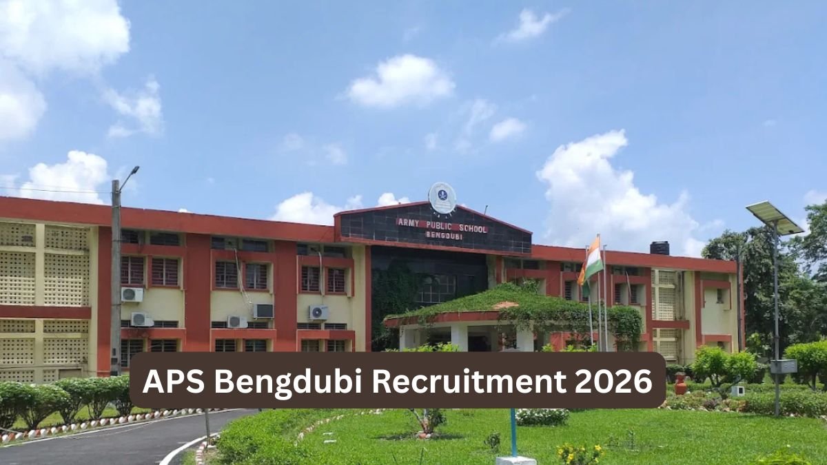 APS Bengdubi Recruitment 2026 Last Date 30