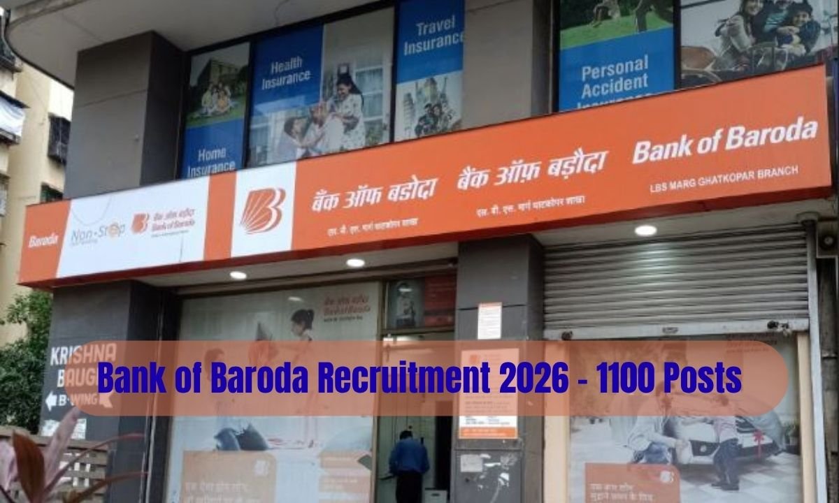 Bank of Baroda Recruitment 2026 – 1100 Posts Apply Online