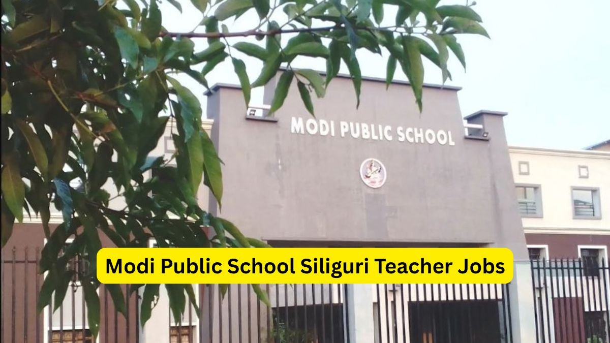 Modi Public School Siliguri Teacher Jobs PGT, TGT, PRT