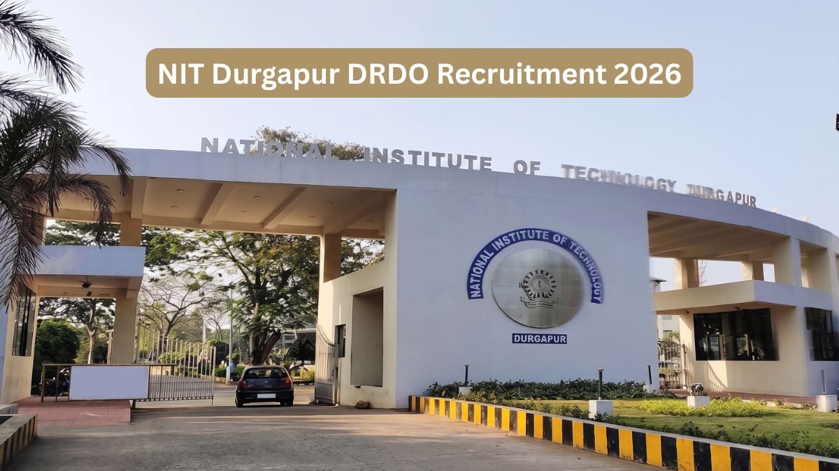 NIT Durgapur DRDO Recruitment 2026 JRF, PA, OS Posts