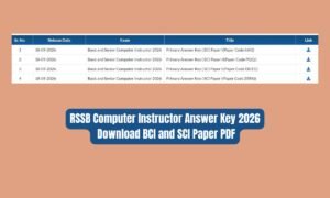 Copy Paper.pdf RSSB Computer Instructor Answer Key 2026 – Download BCI and SCI Paper PDF