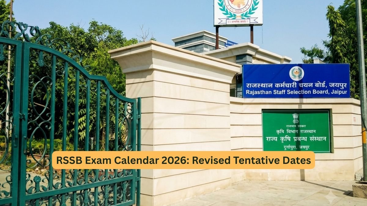 RSSB Exam Calendar 2026 Revised Tentative Dates